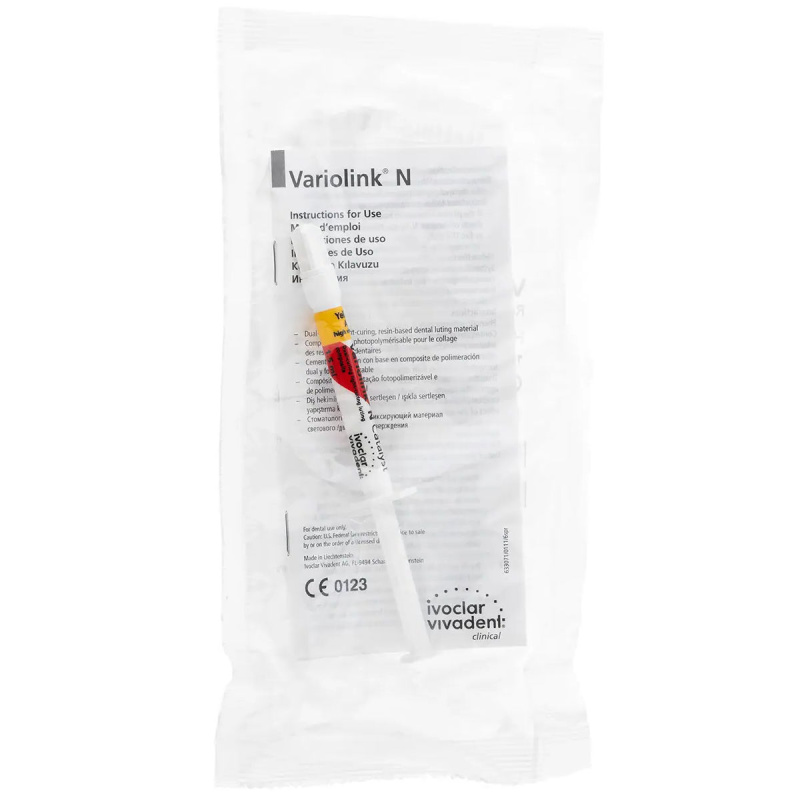 Вариолинк Н Катализатор (Variolink N Catalyst) желтый высокой вязкости 1.5г Ivoclar 632328
