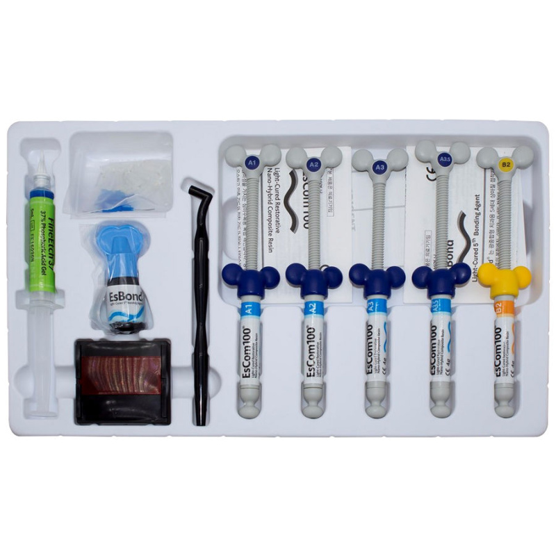 ЭсКом 100 (EsCom 100) набор композит световой 5х4г Spident