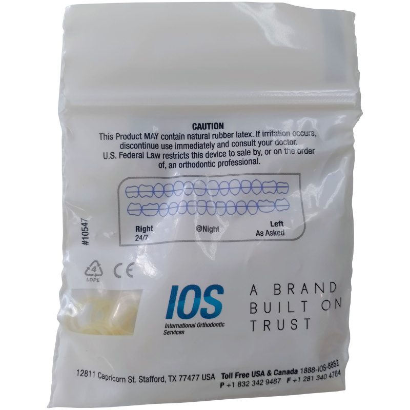 Резиновая тяга The Animal Kingdom внутриротовая средняя Волк 4.5oz 5/16 дюйма 100шт IOS 15-212-103