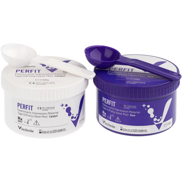 Перфит (Perfit Putty) А-силикон базовый слой 2х400г Huge Dental