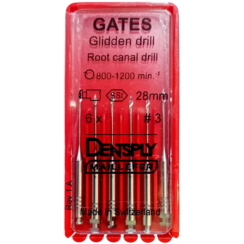 Расширитель устья Гейтс Dentsply Gates Glidden №3 28мм 6шт