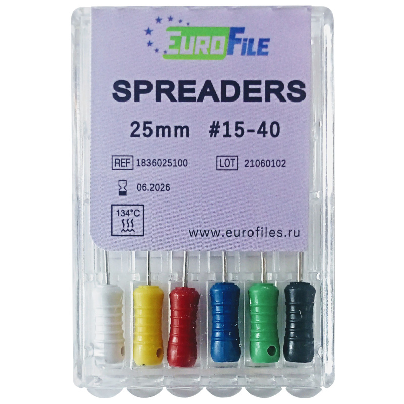 Фингер спредер EuroFile Spreaders №15-40 25мм 6шт