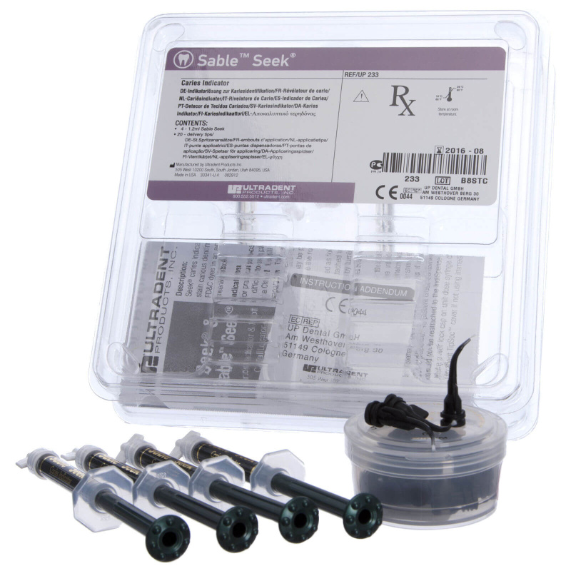Sable Seek Kit индикатор кариеса зеленый 4х1.2мл Ultradent UL233