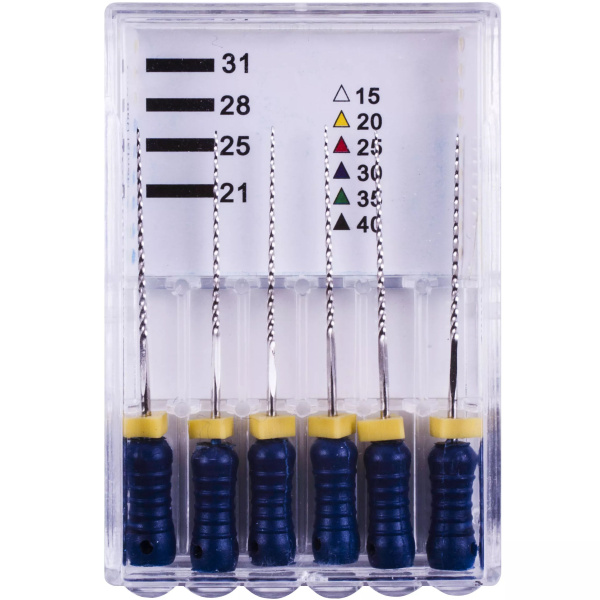 Фото товара «Каналорасширители ручные NIC K-Reamers 6шт» - фото товара №2