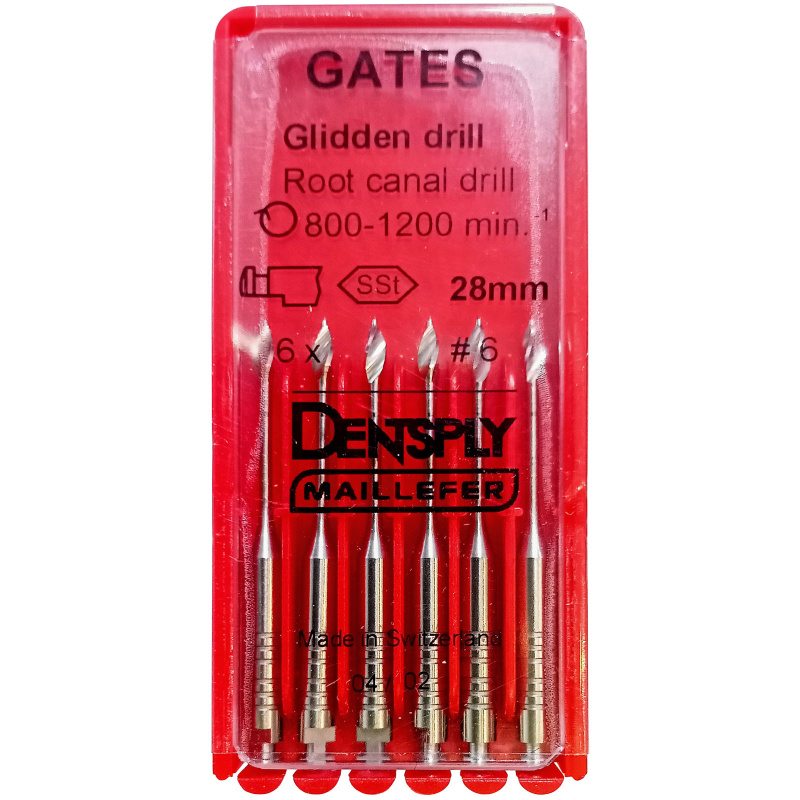 Расширитель устья Гейтс Dentsply Gates Glidden №6 28мм 6шт