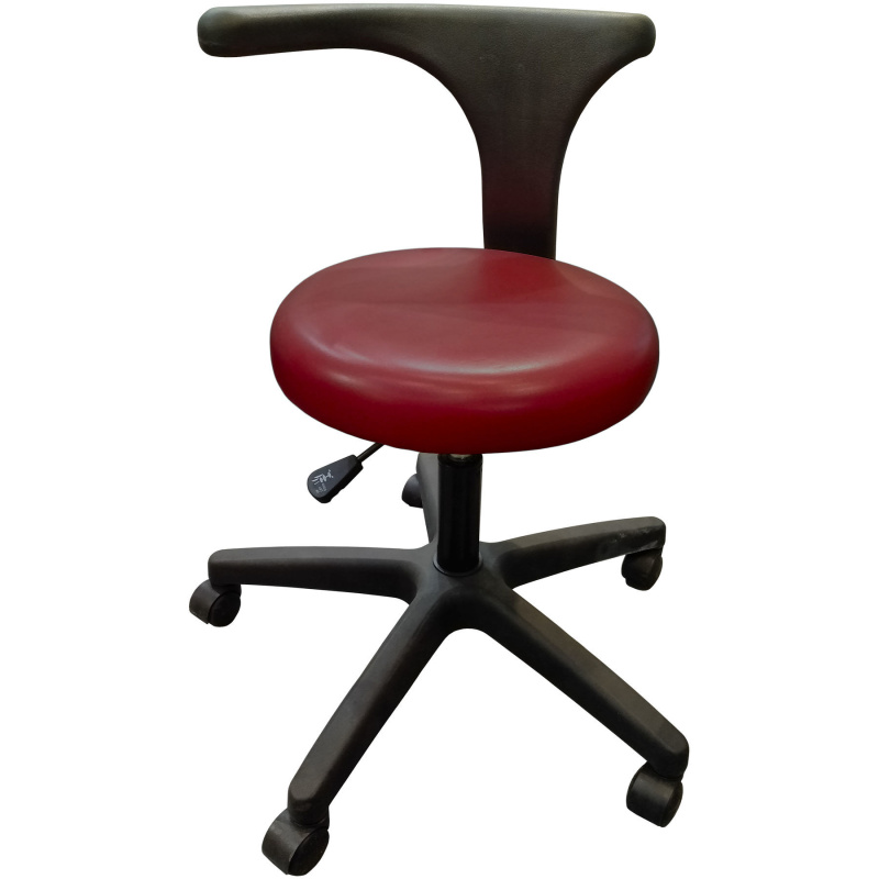 Стоматологическая установка VICTOR вариант 8015 верхняя подача цвет темно-красный