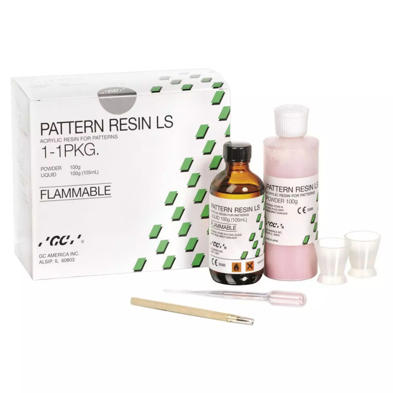 Паттерн Резин (Pattern Resin LS) низкоусадочная моделировочная пластмасса 100г 105мл GC